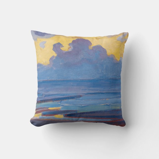 Piet Mondrian efter målarfärg på Berömden till hav Kudde (Framsida)