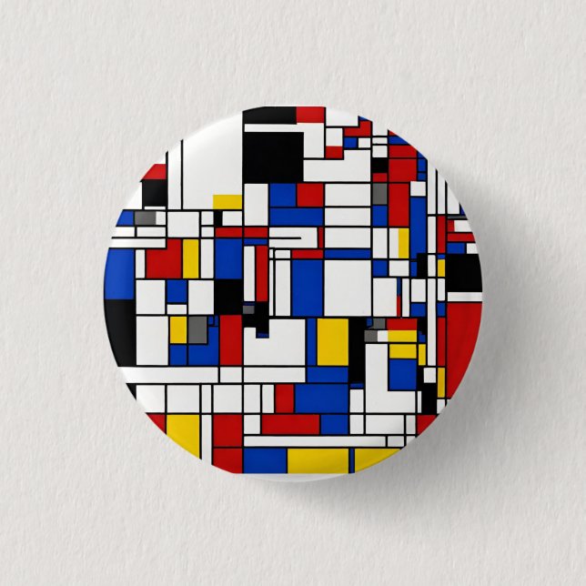 Piet Mondrian Knapp (Framsida)