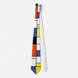 Piet Mondrian Komposition A - Abstrakt Modern Kons Slips