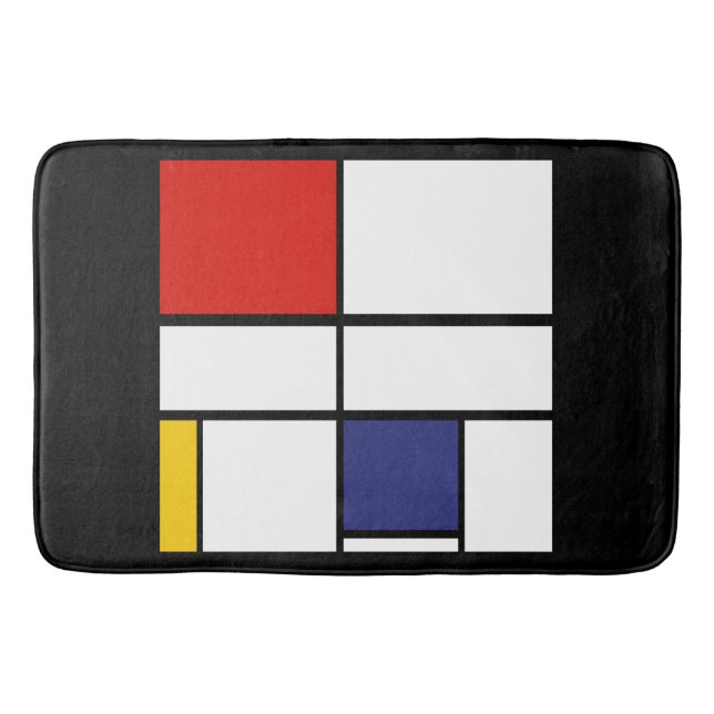 Piet Mondrian, Komposition C Badrumsmatta (Framsidan)
