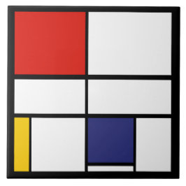 Piet Mondrian, Komposition C Kakelplatta