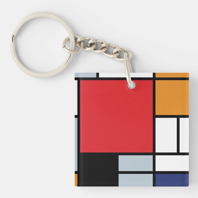 Piet Mondrian - Komposition med stor röd plan (Framsidan)