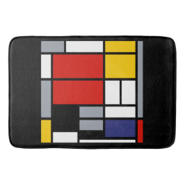 Piet Mondrian, Komposition med stor röd plan Badrumsmatta