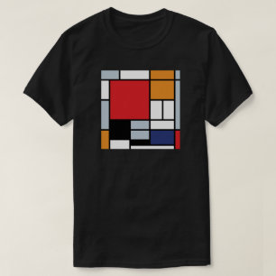 Piet Mondrian - Komposition med stort rött plan Tröja