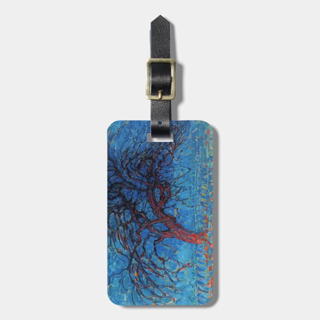 Piet Mondrian, kväll: Röda Träd Bagagebricka (Vertikal Framsida)