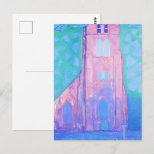 Piet Mondrian Kyrktorn vid Domburg Abstrakt Konst Vykort