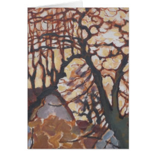 Piet Mondrian Modern Art Hälsningskort