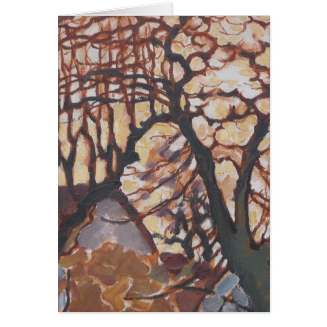 Piet Mondrian Modern Art Hälsningskort (Framsidan)