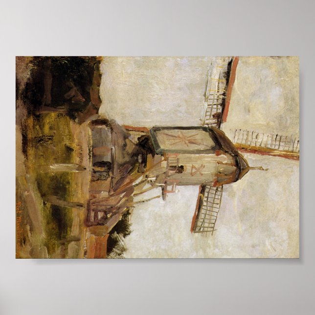 Piet Mondrian Modern Art Poster (Framsidan)