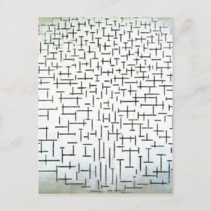 Piet Mondrian Modern Art Vykort
