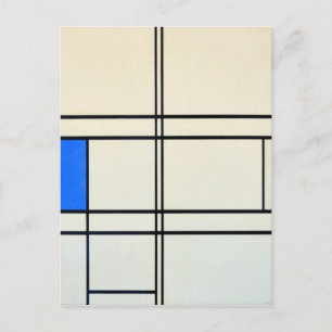 Piet Mondrian Modern Art Vykort