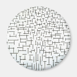 Piet Mondrian modern konst Magnet