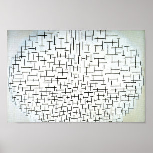 Piet Mondrian modern konst Poster