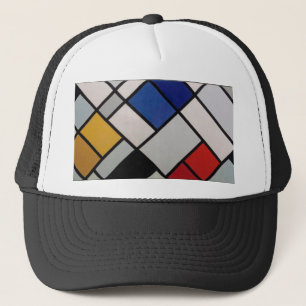 Piet Mondrian modern konst Truckerkeps