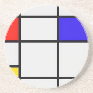 Piet Mondrian modern konst Underlägg