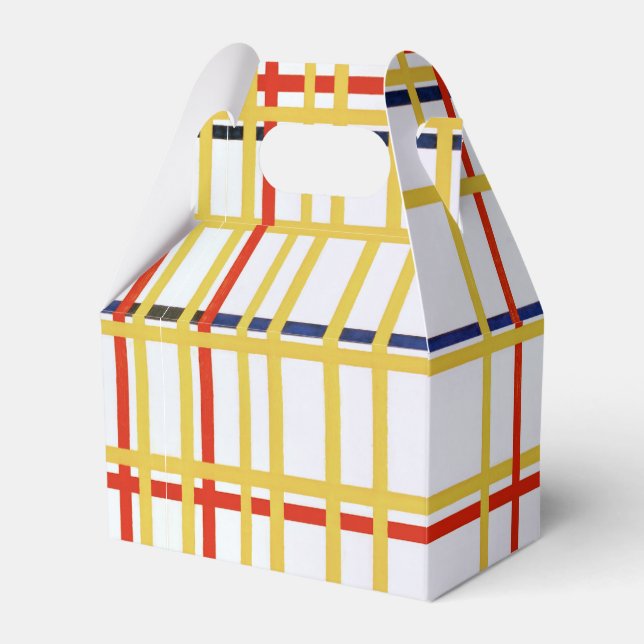 Piet Mondrian New York City I Abstrakt konst Presentaskar (Framsidan Sidan)