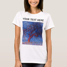 Piet Mondrian Red Träd Berömd Painting T-Shirt