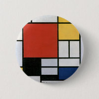 Piet Mondrian Röd Blå Gul Abstrakt Konst