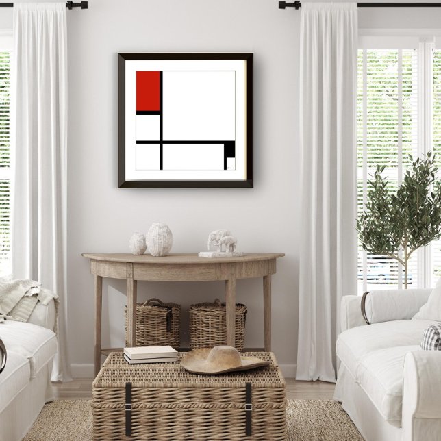 Piet Mondrian - Sammansättning av geometrisk Abstr Poster (Skapare uppladdad)