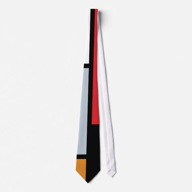 Piet Mondrian - Sammansättning med stor röd Flygpl Slips (Framsida)