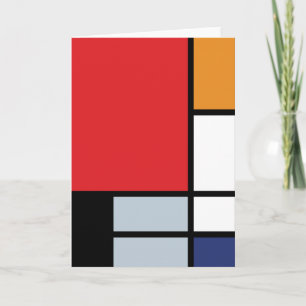 Piet Mondrian - Sammansättning med stora röda Flyg Kort