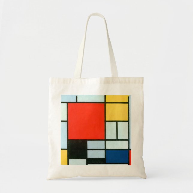 Piet Mondrian-sammansättning Tygkasse (Framsidan)