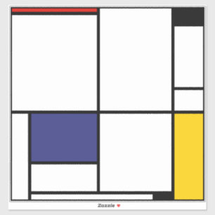 Piet Mondrian, Tableau 1 Klistermärken