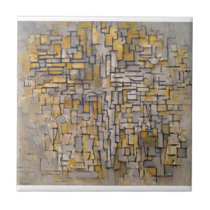 Piet Mondrian Tableau nr 2, sammansättning nr VII Kakelplatta