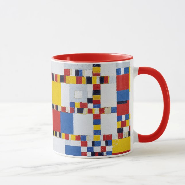 piet mondrian , victory.boogie-woogie mugg (Höger)