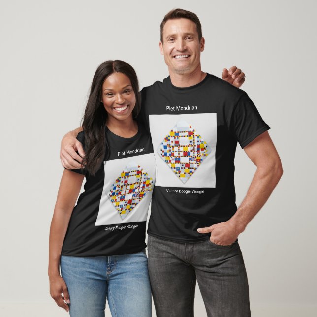 Piet Mondrian Victory Boogie Woogie T Shirt (Unisex)