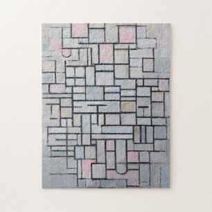 Piet Mondrians sammansättning nr IV 1914 Pussel
