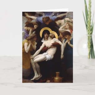 Pieta av Bouguereau Helgkort