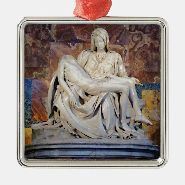 Pieta av Michelangelo Julgransprydnad Metall (Framsidan)