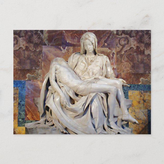 Pieta av Michelangelo Postcard Vykort (Framsida)