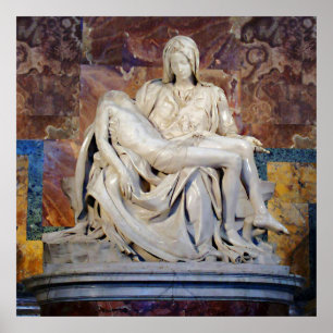Pieta av Michelangelo Poster