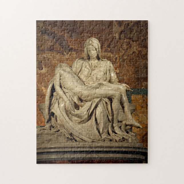 Pieta av Michelangelo Pussel (Vertikal)