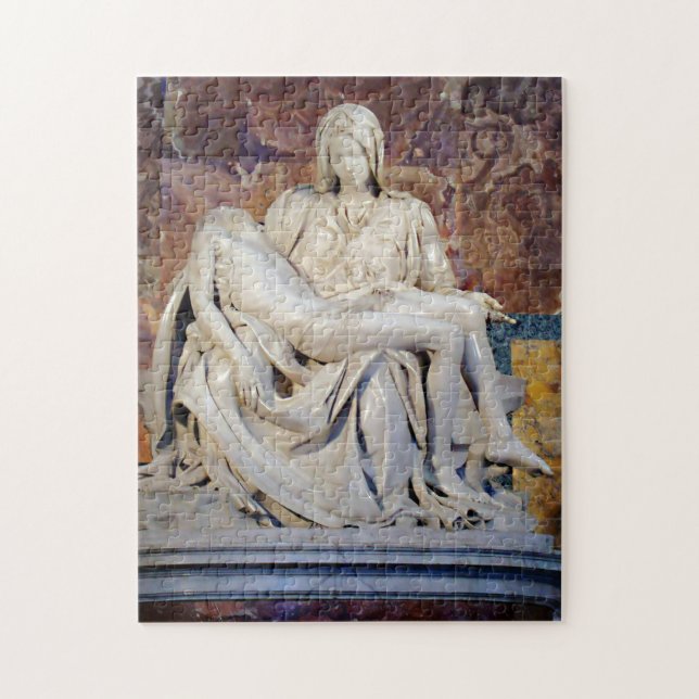 Pieta av Michelangelo Puzzle Pussel (Vertikal)
