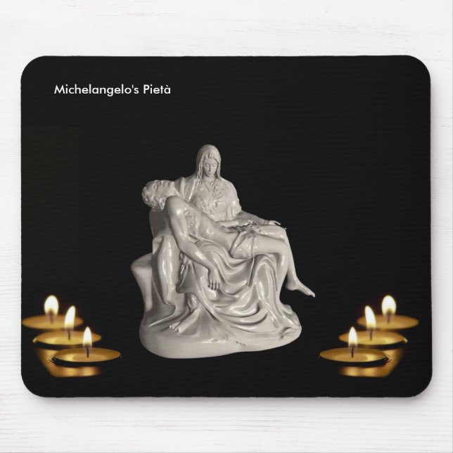 Pietà-bild för musmatta (Framsidan)