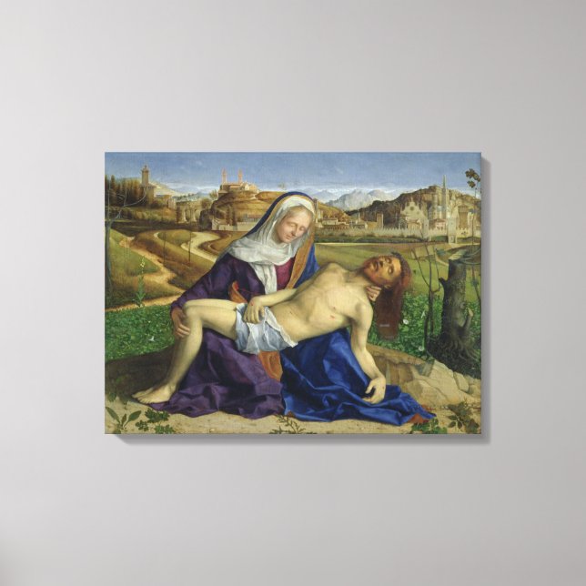 Pieta, c.1505 (olja på skiva) (efter 1996 återstor canvastryck (Framsida)