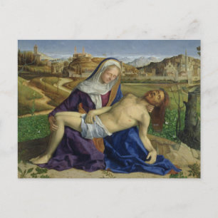 Pieta, c.1505 (olja på skiva) (efter 1996 återstor vykort