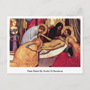 Pieta Detail från Giotto Di Bondon Vykort
