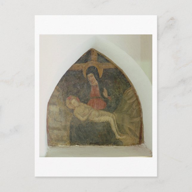 Pieta (fresco) vykort (Framsida)