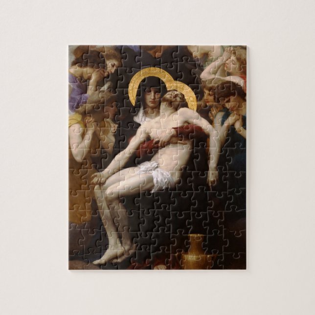 Pieta Jesus Kristus och Virgin Mary Pussel (Vertikal)