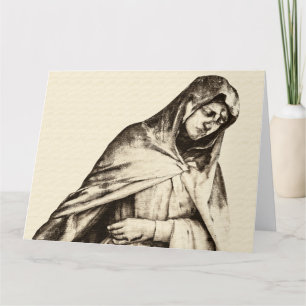 PIETA Jumbo-hälsningskort Tack Kort