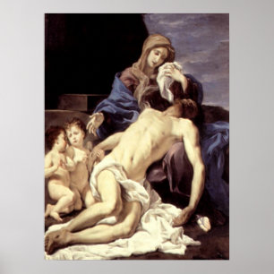 Pieta - Lamentation of Jesus - Baciccio Poster