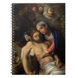 Pietà (Mary och Jesus) (av Adam Elsheimer) Anteckningsbok