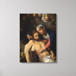 Pietà (Mary och Jesus) (av Adam Elsheimer) Canvastryck
