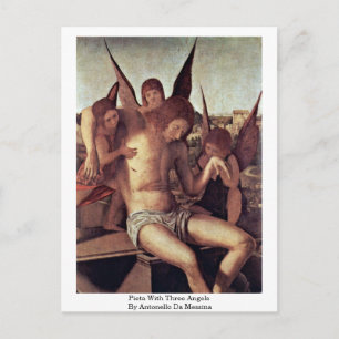 Pieta med tre Änglar från Antonello Da Messina Vykort