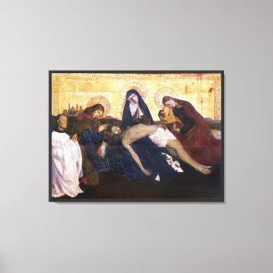 Pietà of Villeneuve-lès-Avignon Canvastryck