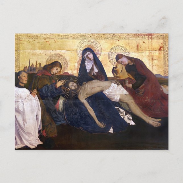 Pietà of Villeneuve-lès-Avignon Vykort (Framsida)